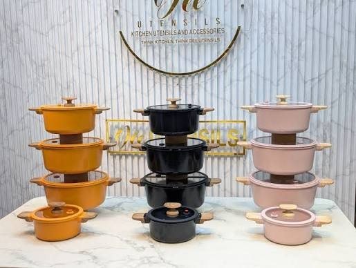 Non-stick cookware pot sets